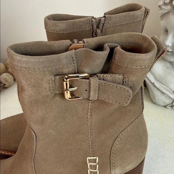 Steve Madden Summit Women's Boots Taupe Suede Size 8.5 NWOB - Picture 9 of 9